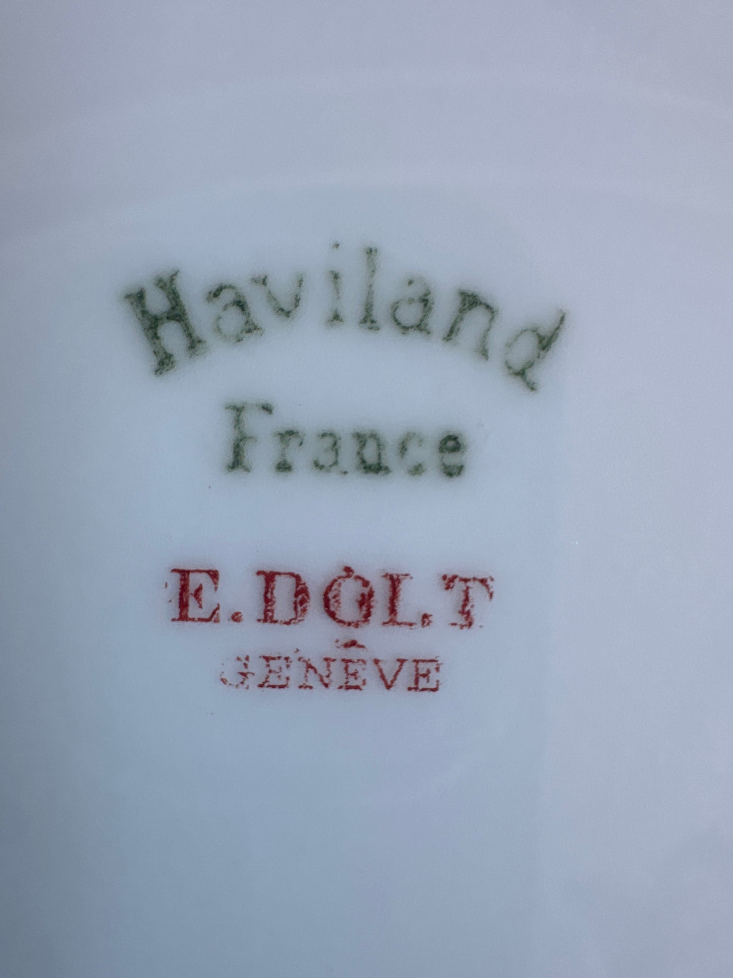 Elegant Antique French Plate in Holiday Gift Box – Perfect Christmas Present