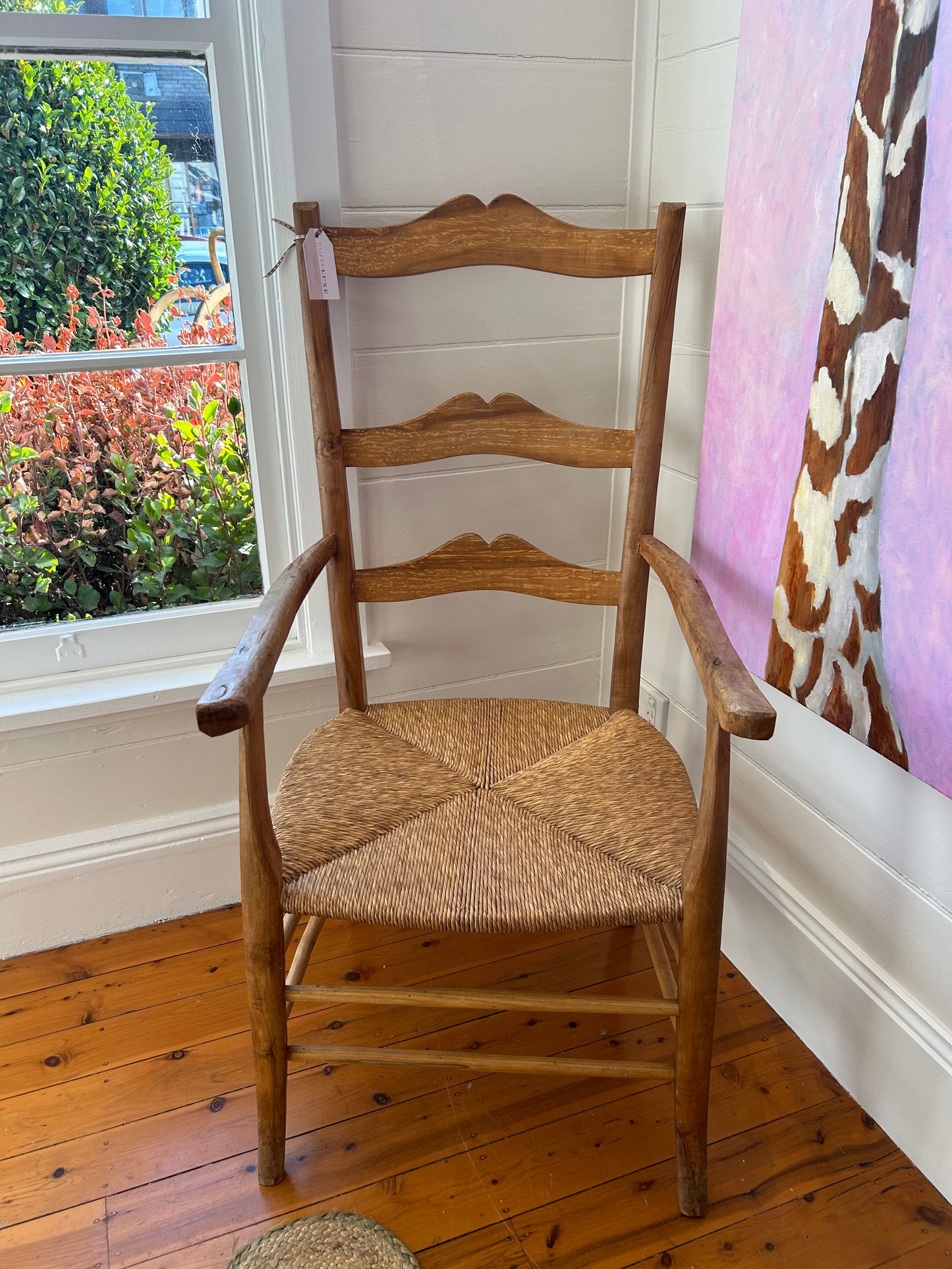 Antique French Carver Armchair from the French Alps