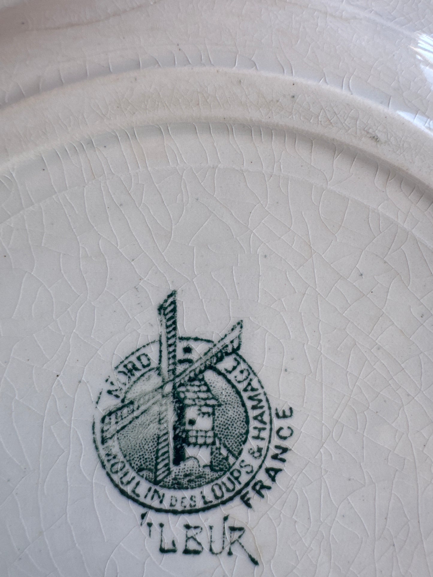 Elegant Antique French Plate in Holiday Gift Box – Perfect Christmas Present