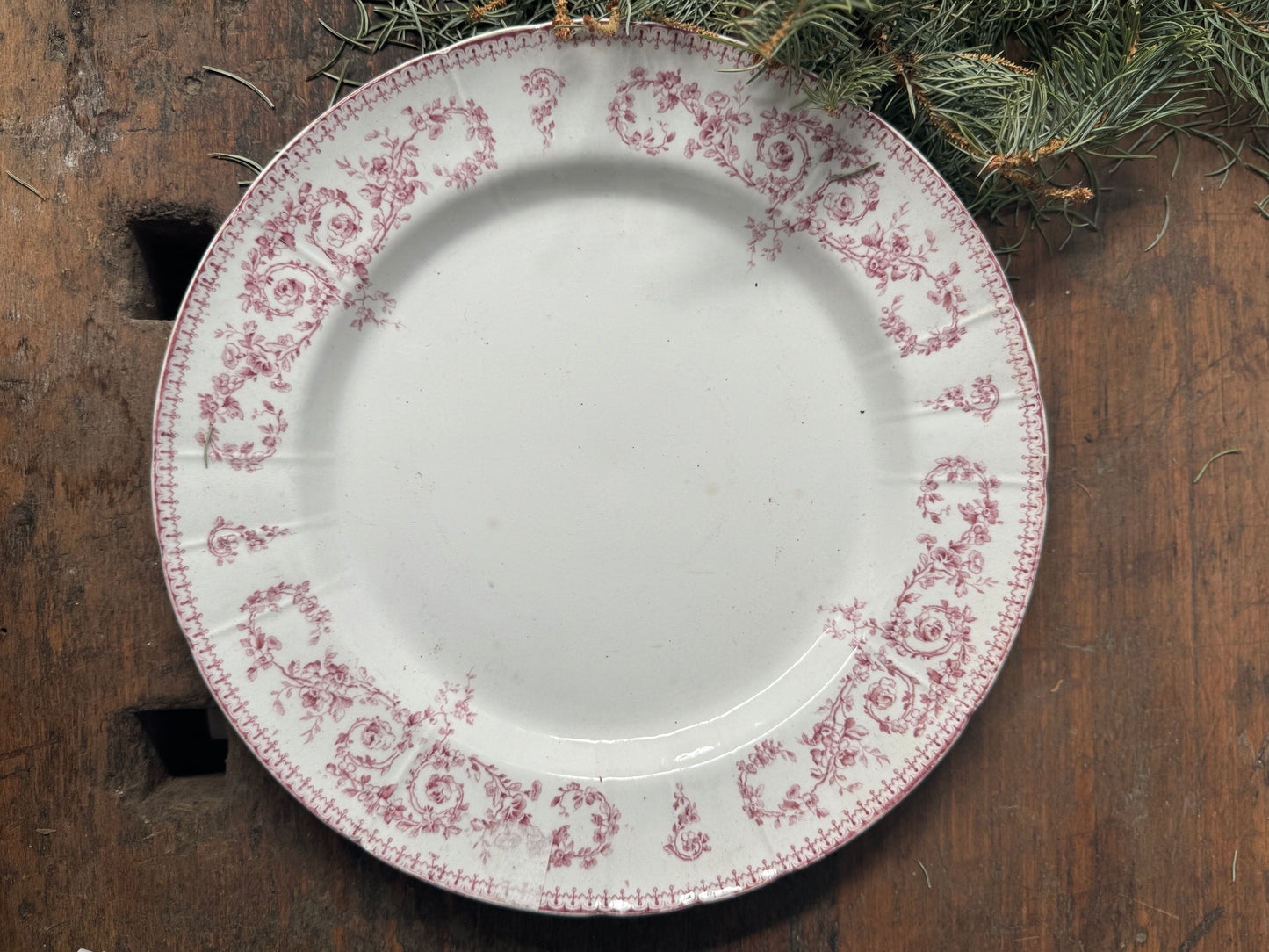 Antique French plate from Provence