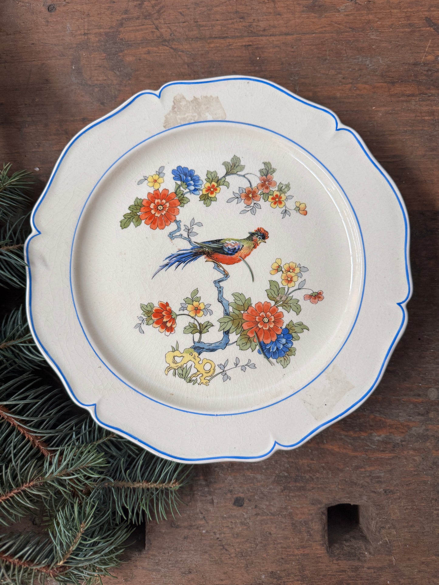 Elegant Antique French Plate