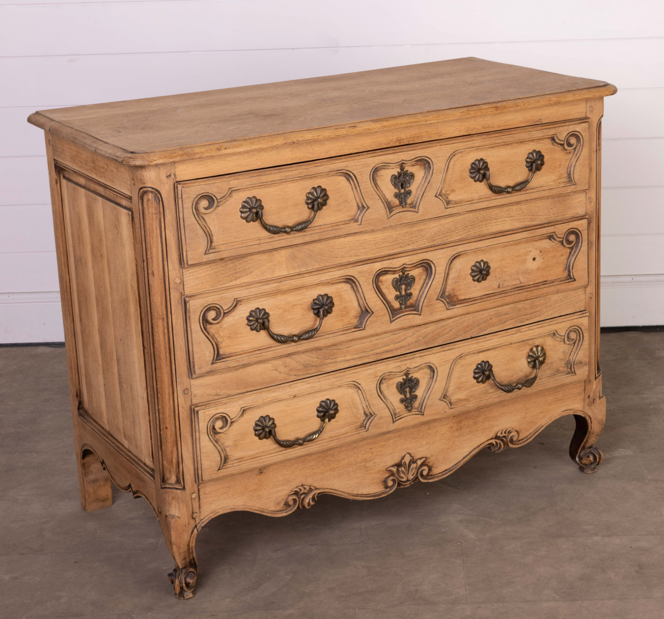 Antique French three drawer commode from Provence