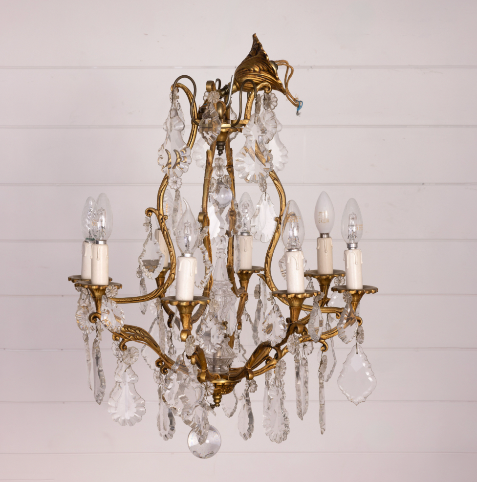 Beautiful Antique French 19th century chandelier from Provence