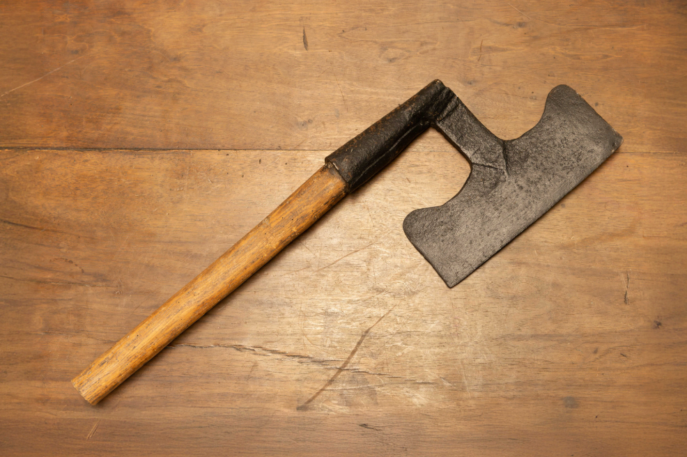 Antique French Farmers Axe from Chamonix