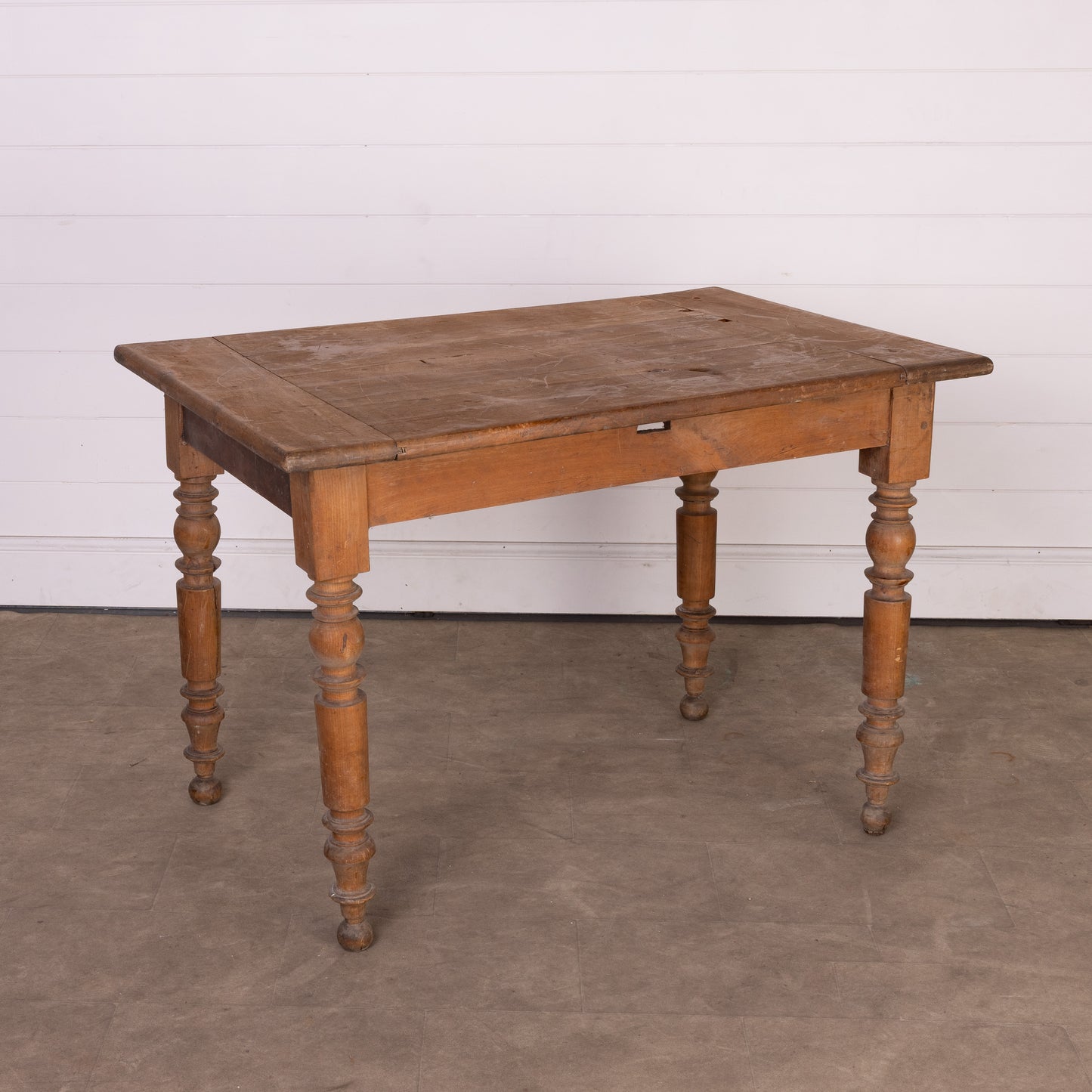 Vintage French Farmhouse side table from Megeve