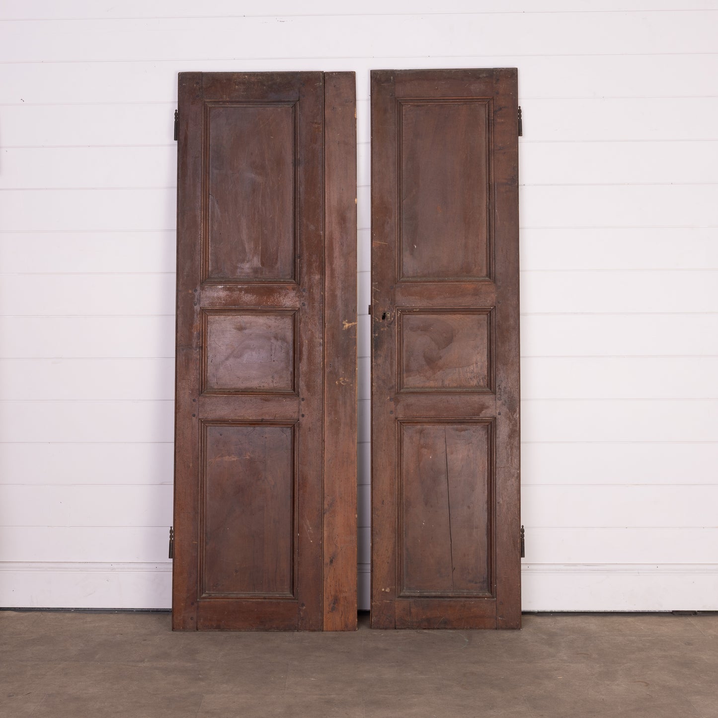 Pair of Antique French Armoire cupboard doors from a collection in Provence