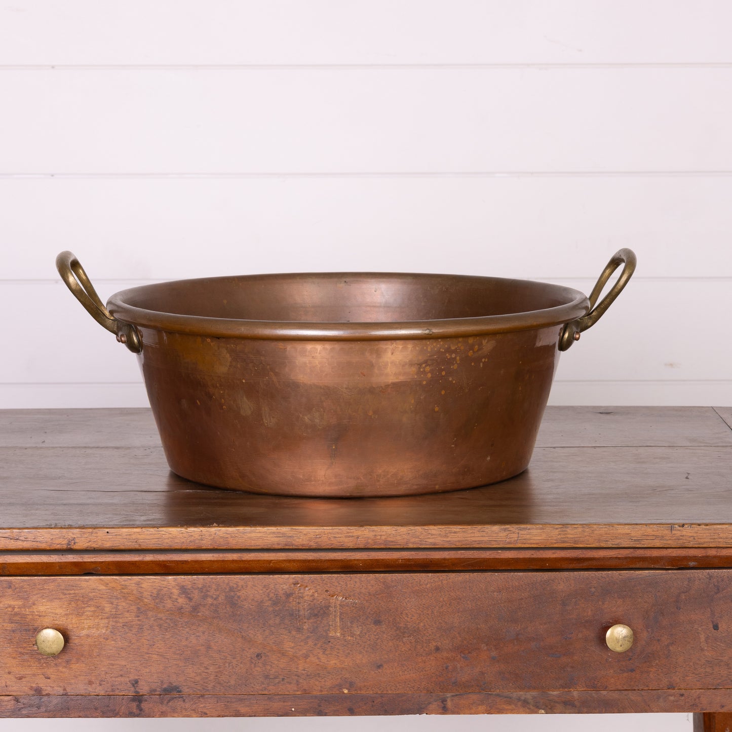 Beautiful Antique French copper jam basin from Provence