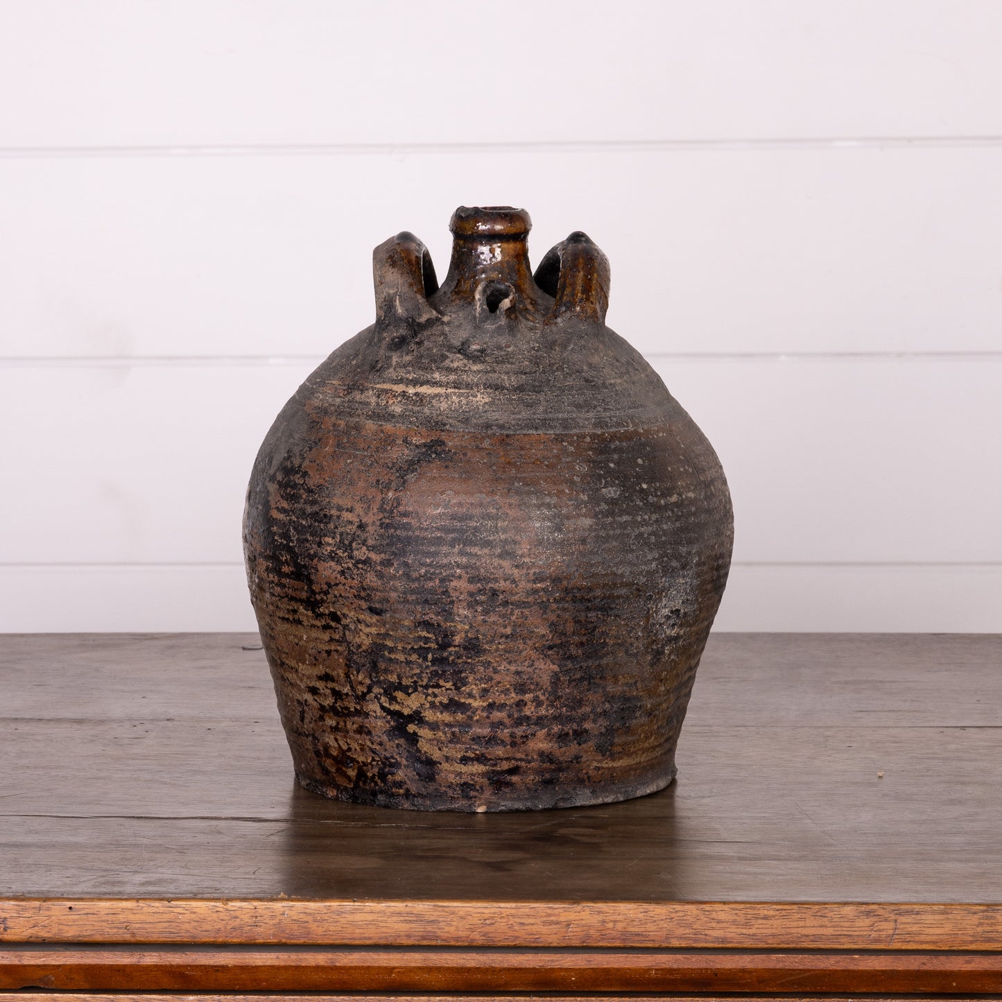 Antique French earthenware vessel from a collection sourced in L’Isle-sur-la-Sorgue Provence