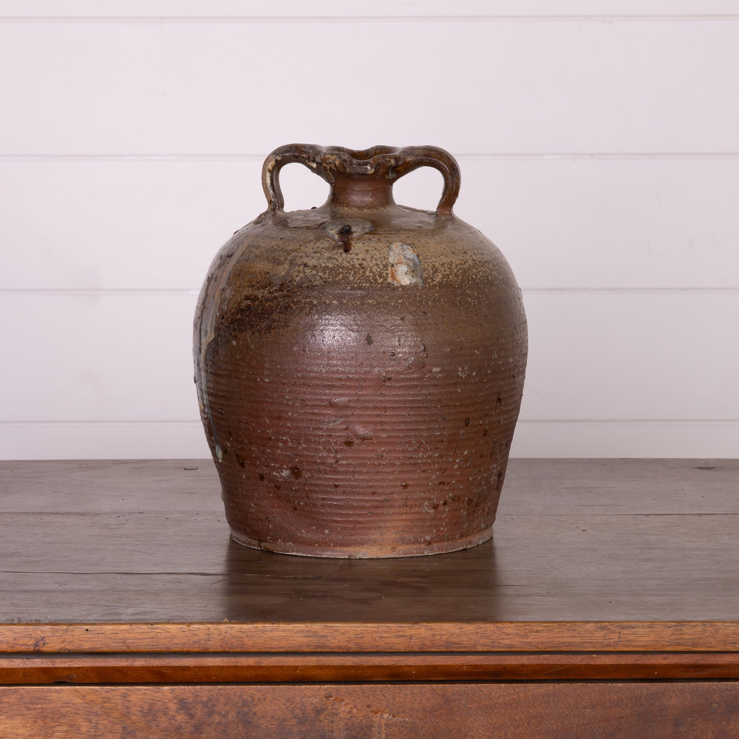Antique French 19th Century Hand-thrown Terracotta Pot