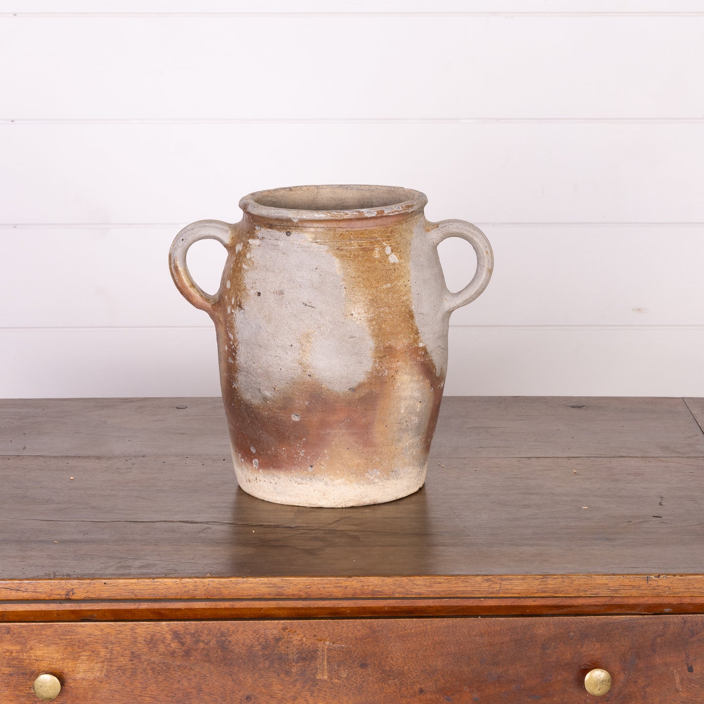 Antique French 19th Century Hand-thrown Terracotta Pot