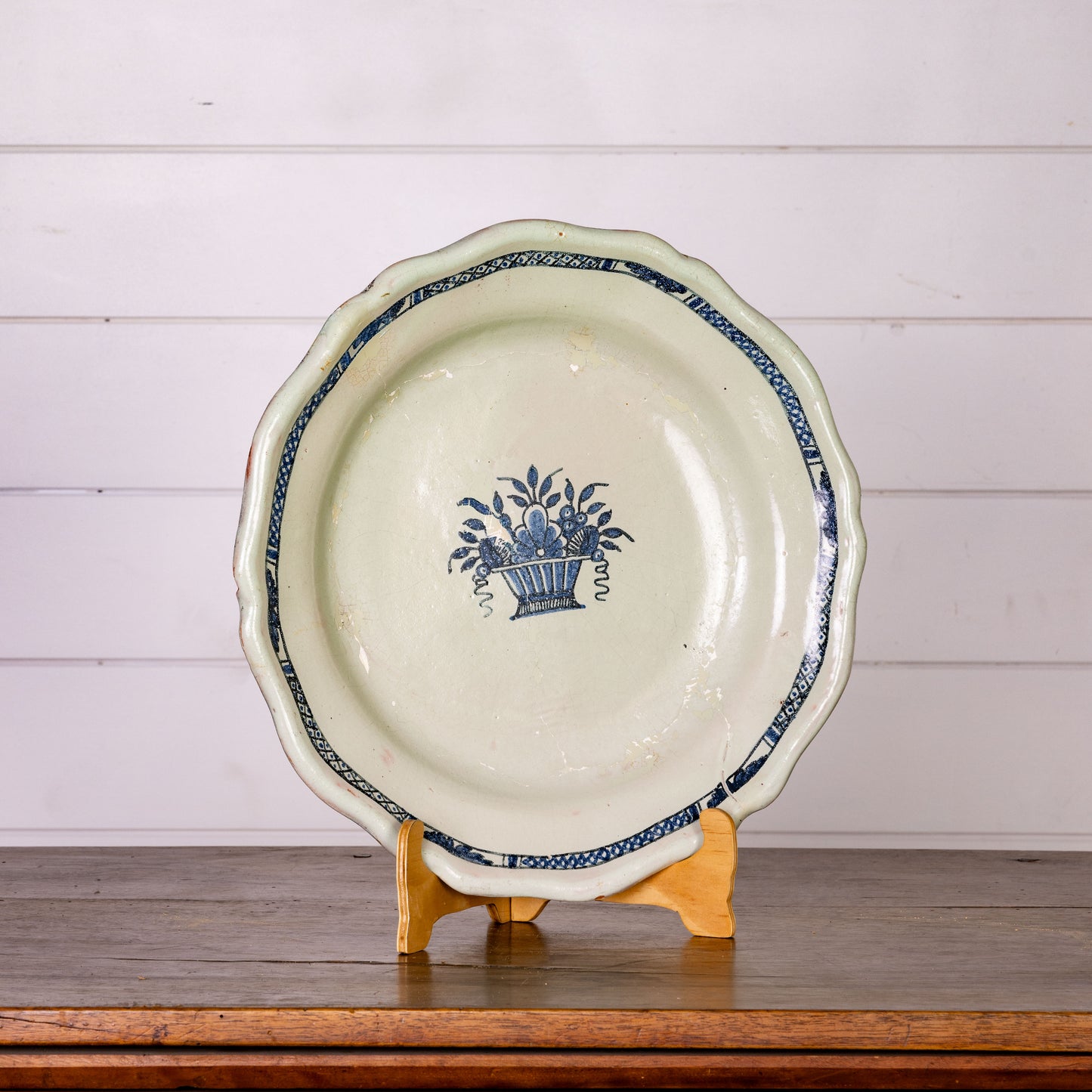 Beautiful Antique French hand painted Platter from Carpentras