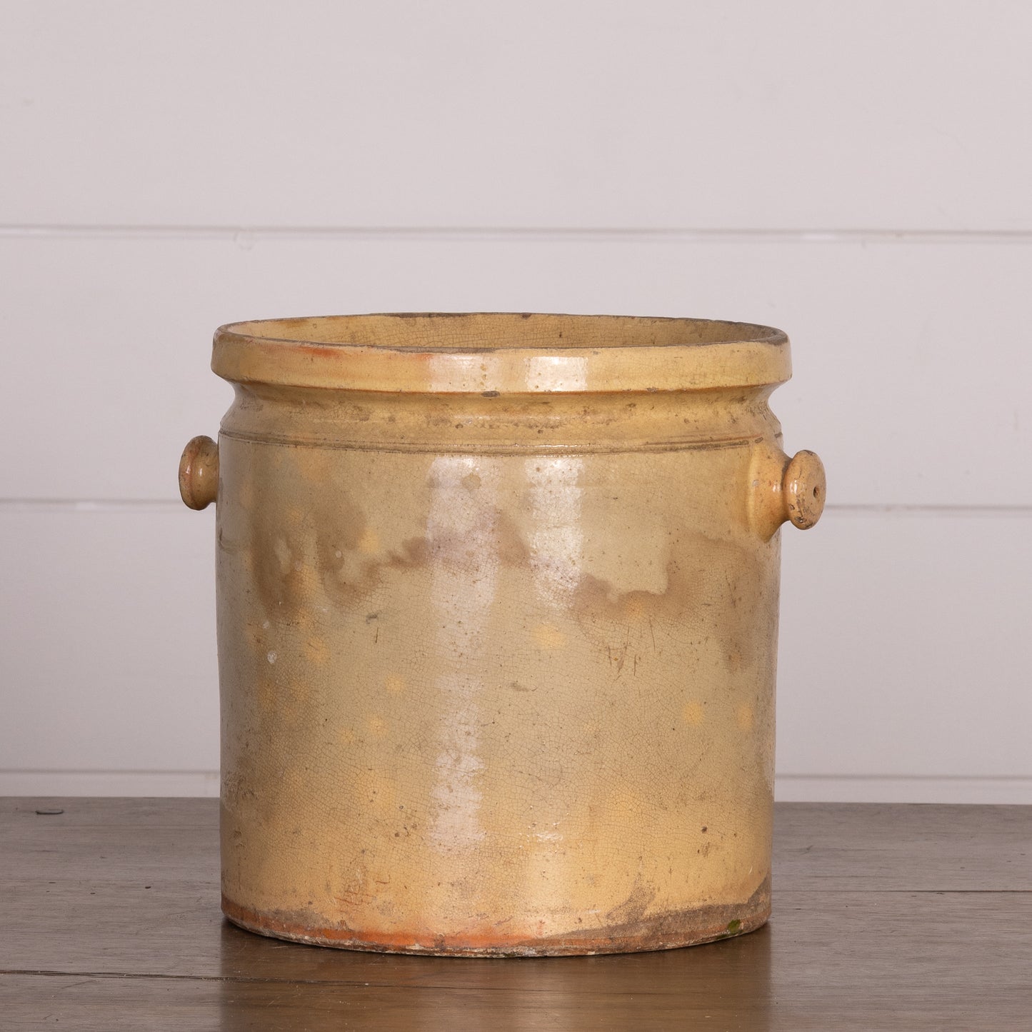 Antique French Earthenware confit pot from Provence