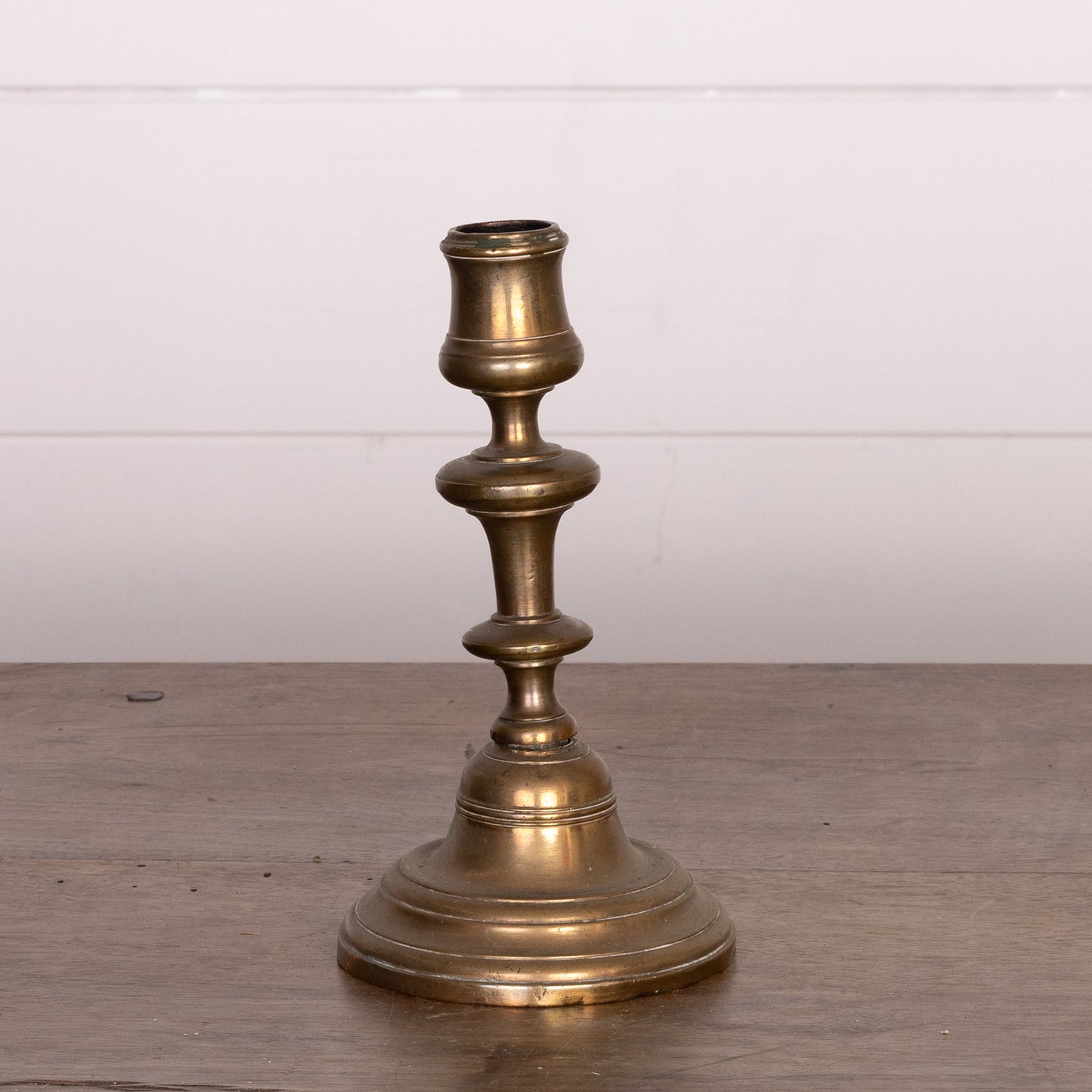 Vintage French Brass candlestick holder from Annecy