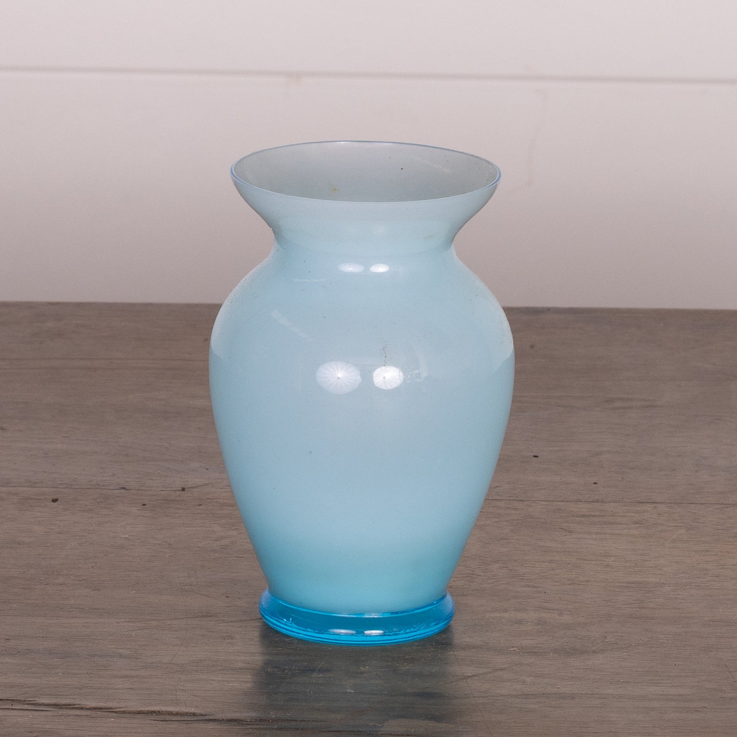 Small Vintage French Vase in a sky blue colour from Provence