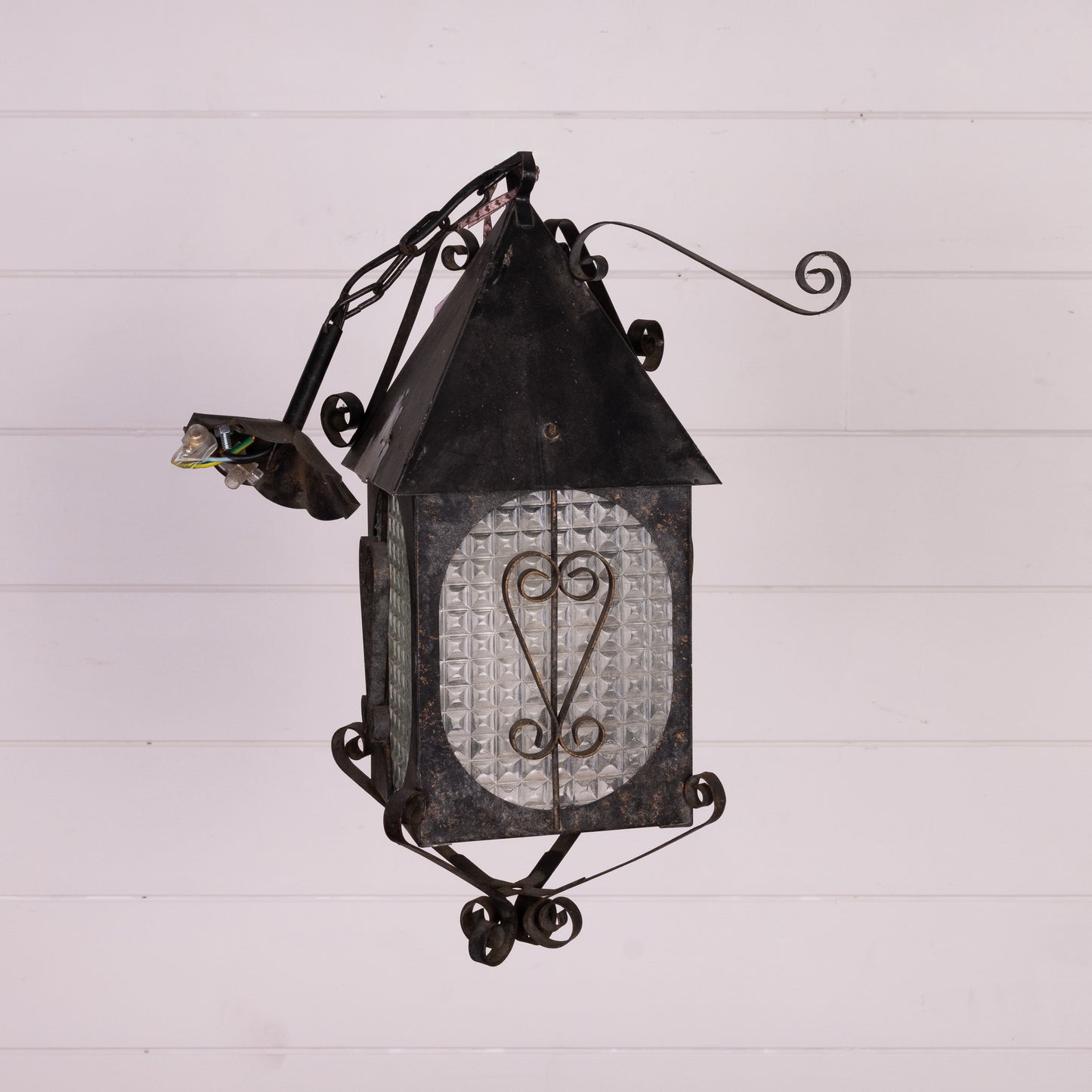 Vintage French cage Lantern from Annecy - requires rewiring