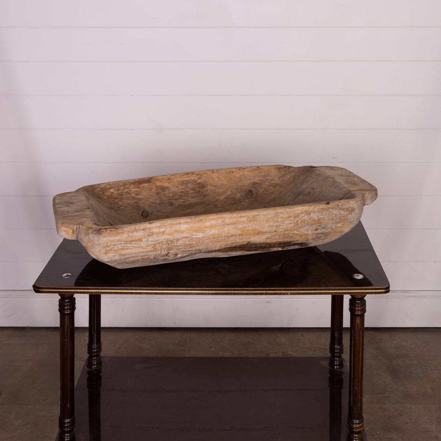 Lovely large Vintage French timber tabletop centrepiece trough from Provence