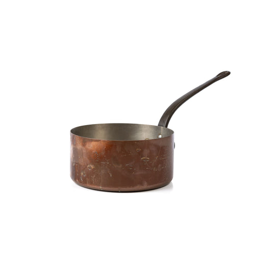 Antique French copper saucepan from The French Alps