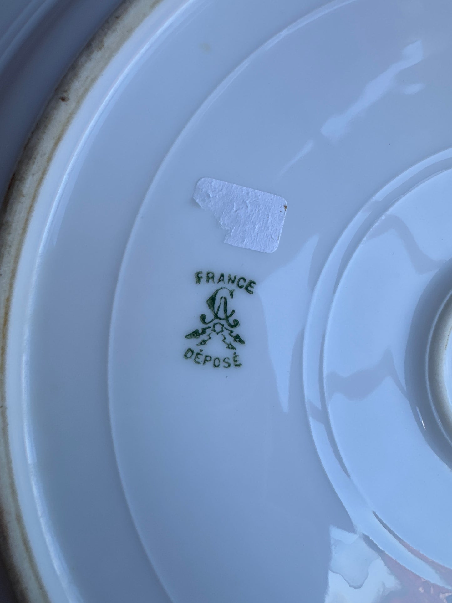 Elegant Antique French Platter in Holiday Gift Box – Perfect Christmas Present