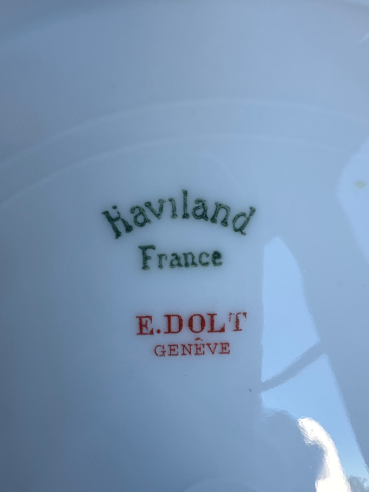 Elegant Antique French Dessert Plate in Holiday Gift Box – Perfect Christmas Present