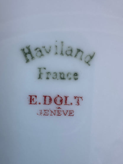 Elegant Antique French Plate in Holiday Gift Box – Perfect Christmas Present