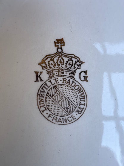 Elegant Antique French Platter in Holiday Gift Box – Perfect Christmas Present