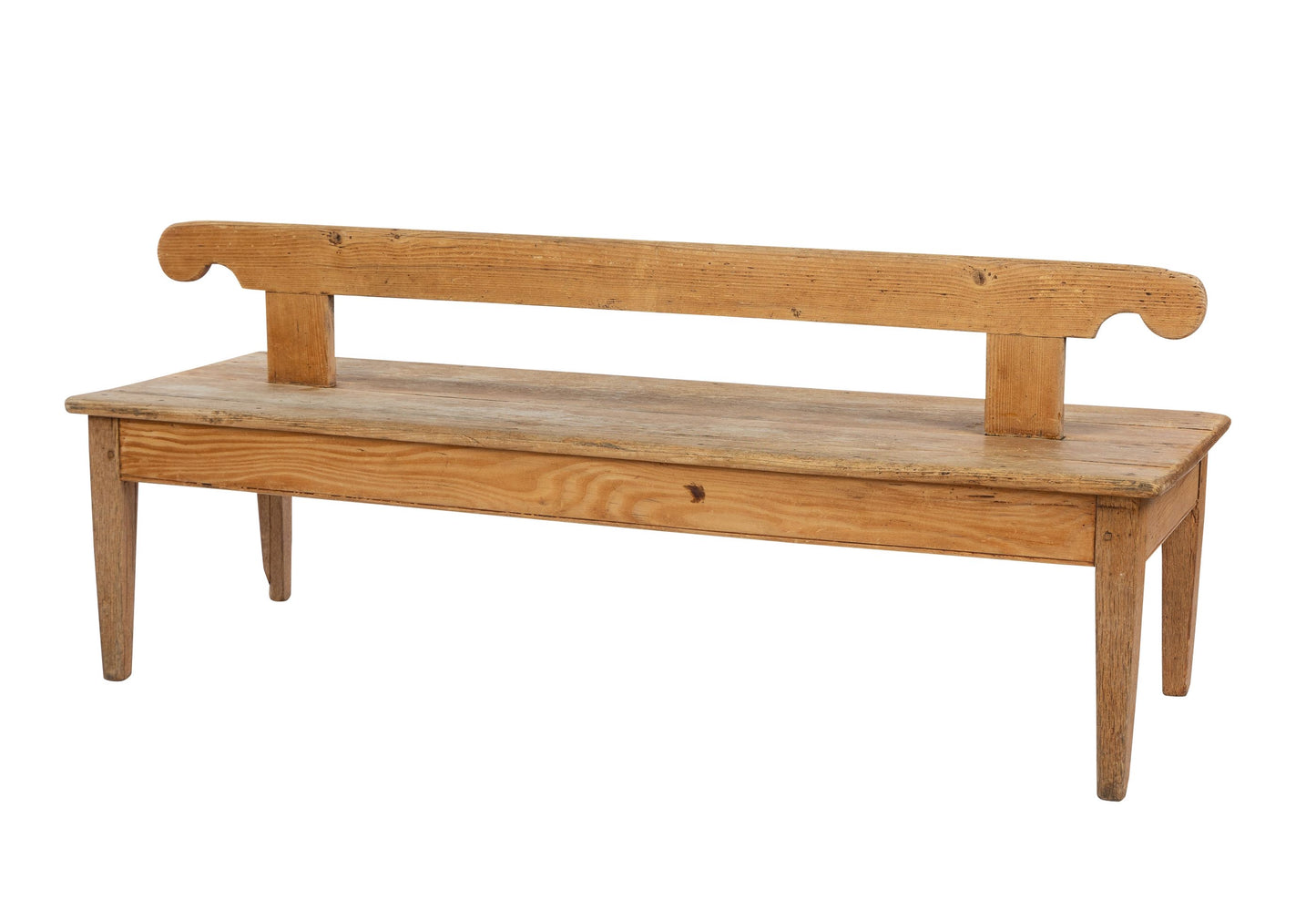 Charming Double Sided French Alpine bench from an Estate in Provence