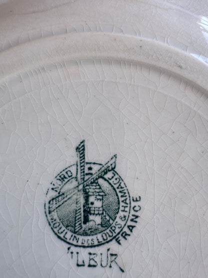 Elegant Antique French Plate in Holiday Gift Box – Perfect Christmas Present