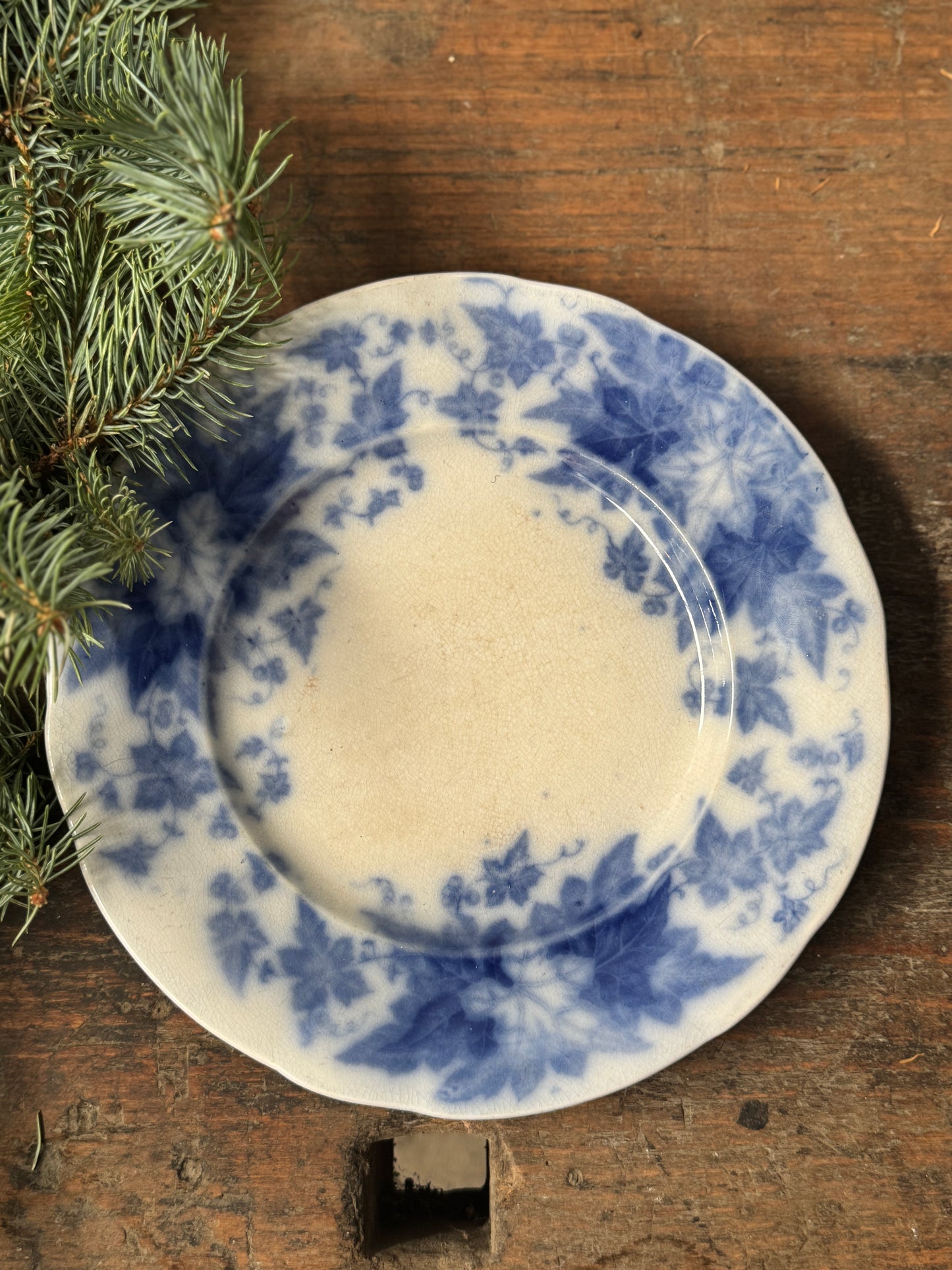 Vintage French Plate - Christmas Edition