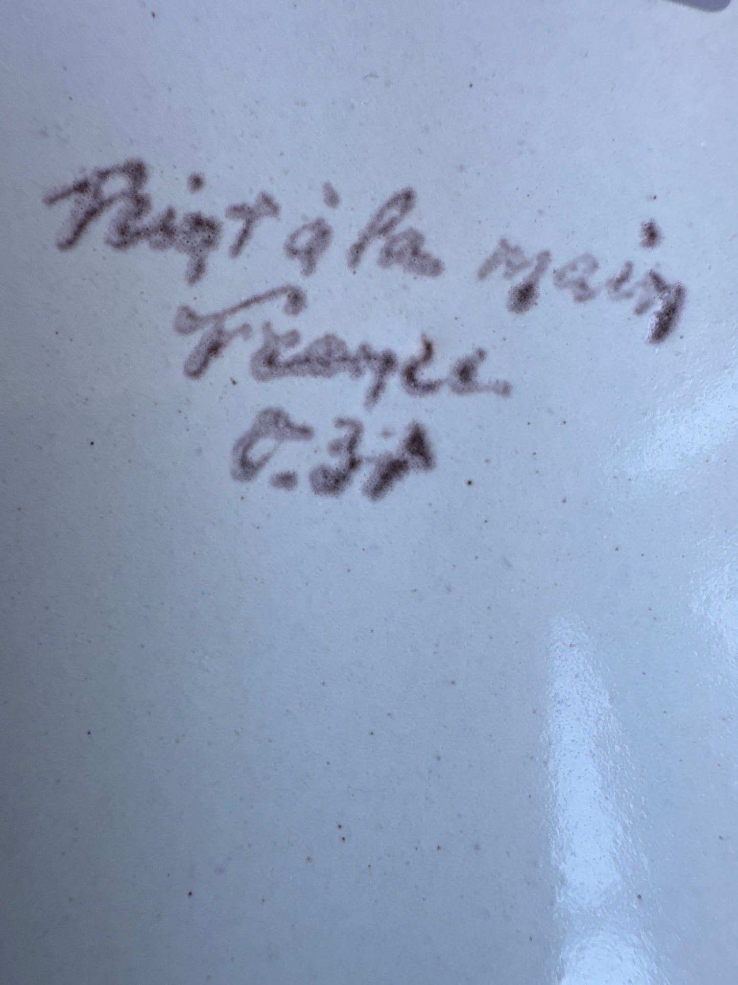 Elegant Antique French Plate in Holiday Gift Box – Perfect Christmas Present