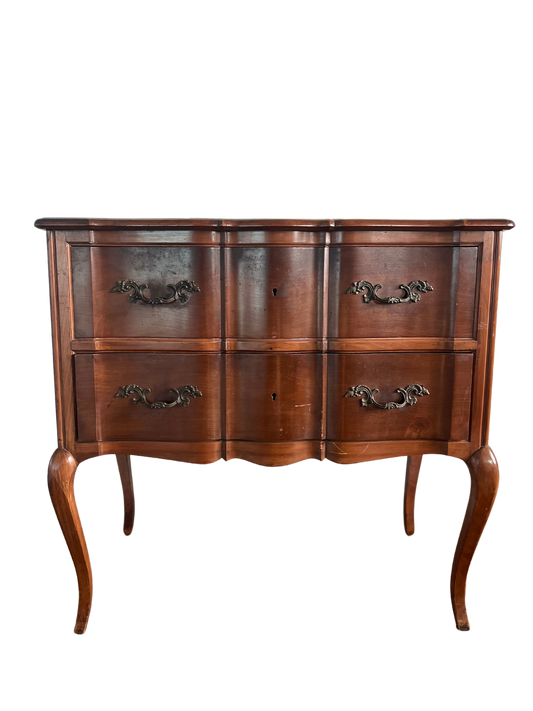 Antique French walnut commode from Paris