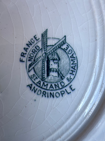 Elegant Antique French Plate in Holiday Gift Box – Perfect Christmas Present