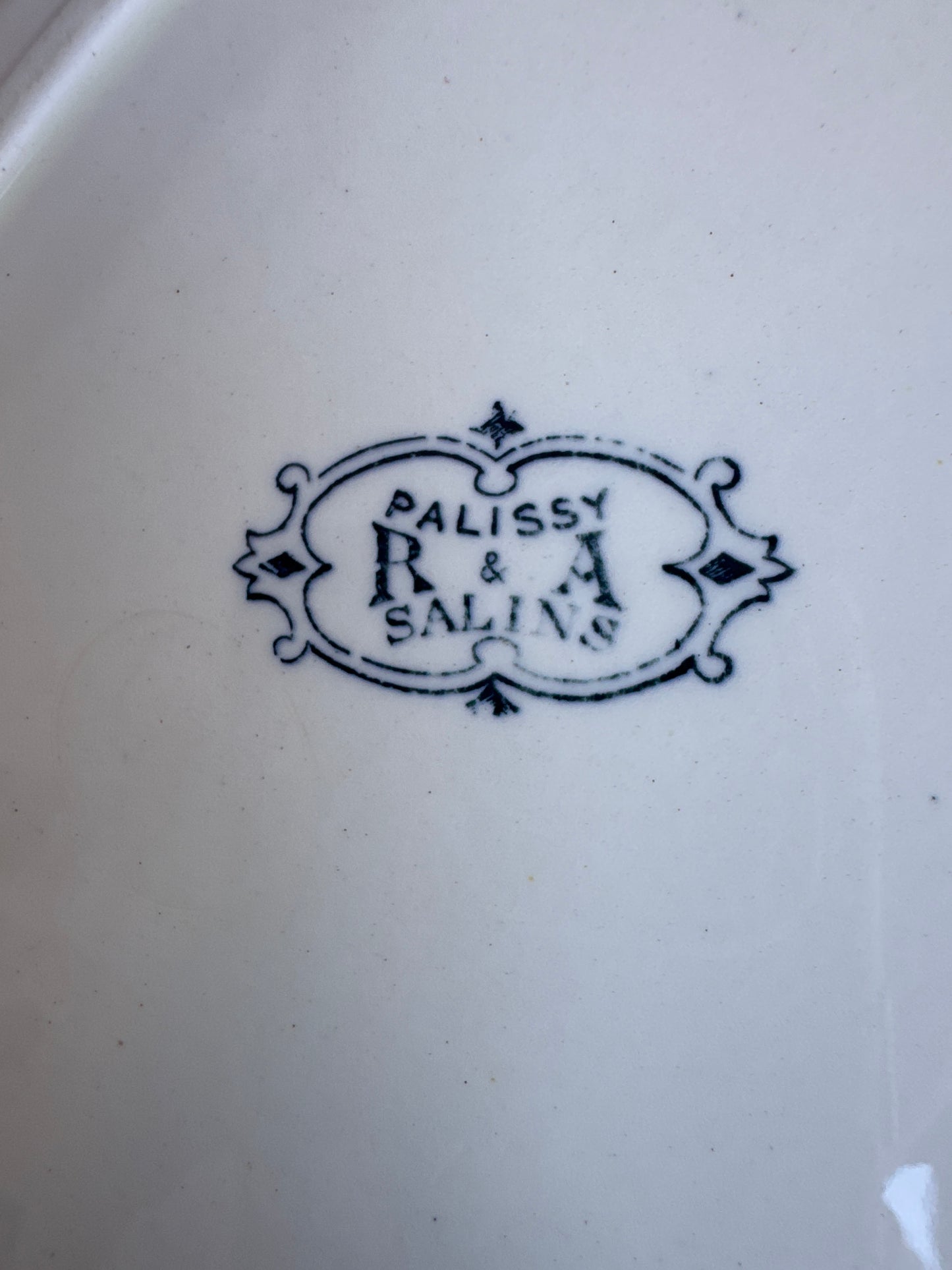 Elegant Antique French Platter in Holiday Gift Box – Perfect Christmas Present