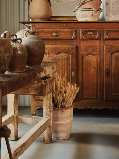 Simple but elegant Provencal light terracotta planter from Provence