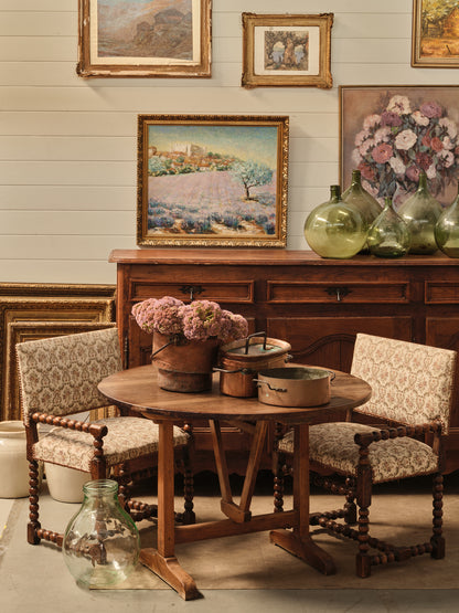 Antique French Oversized Walnut Sideboard from Provence