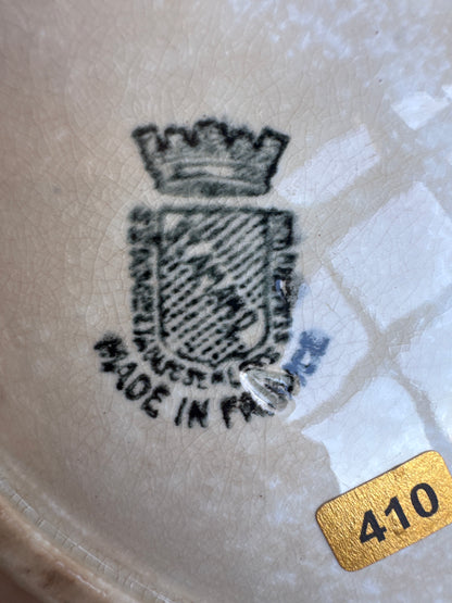 Elegant Antique French oval dish in Holiday Gift Box – Perfect Christmas Present