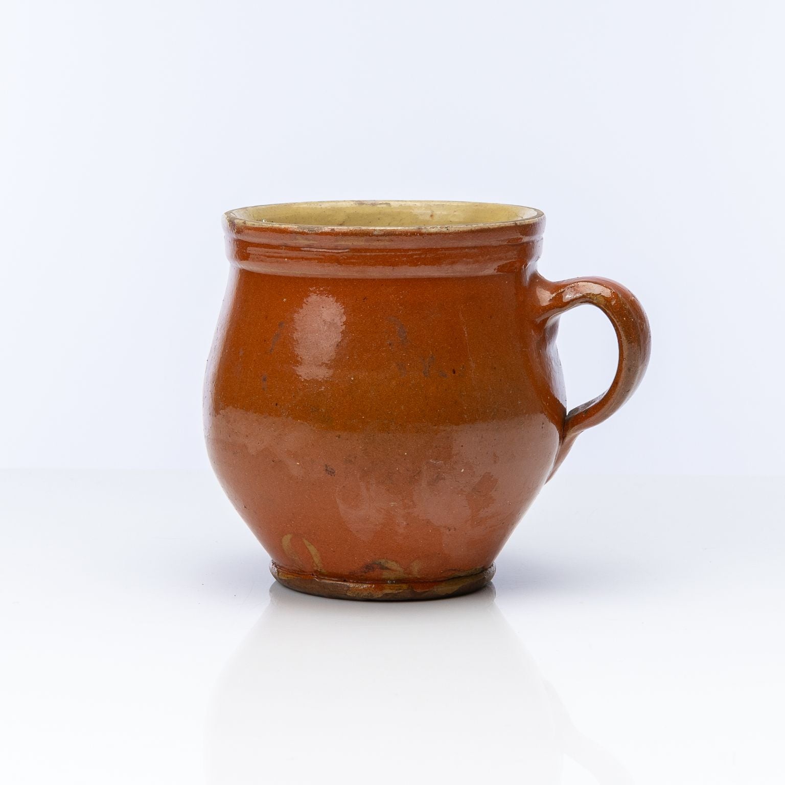 Vintage French glazed pot from The French Alps