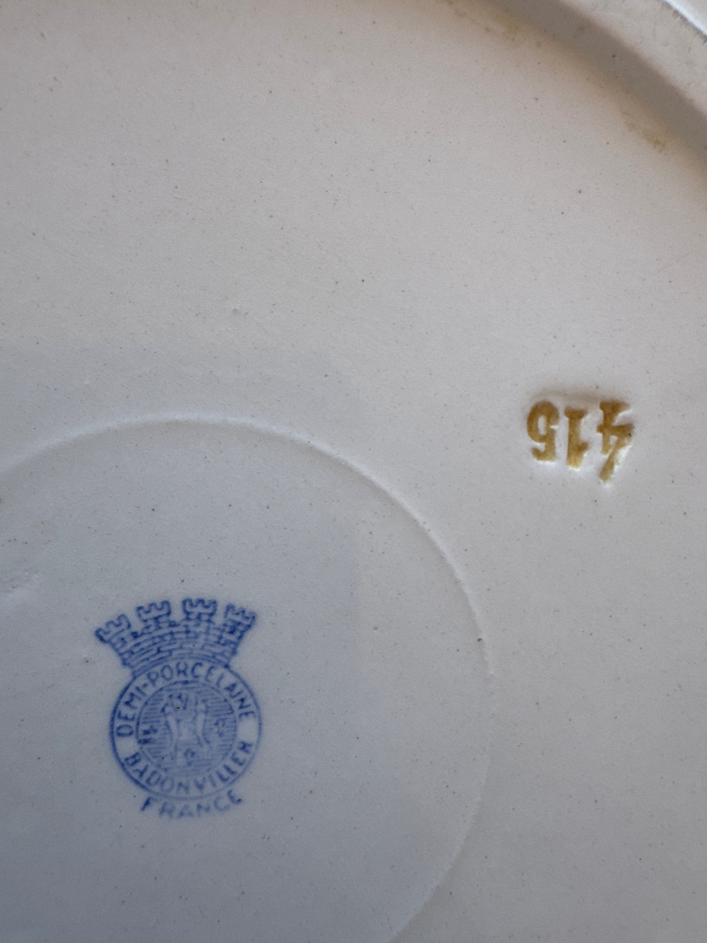 Elegant Antique French Salad Bowl in Holiday Gift Box – Perfect Christmas Present