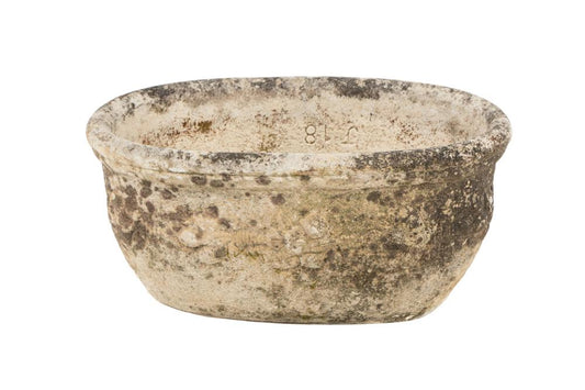 Charming antique French Stone Planter with fabulous patina from Provence