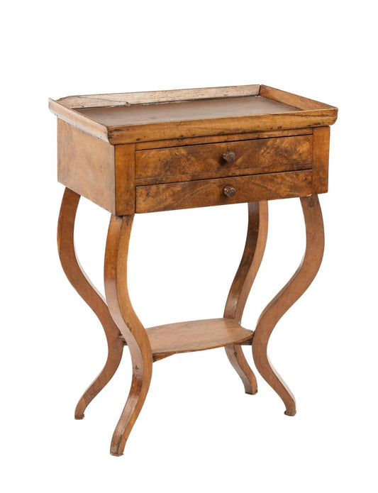 Charming Vintage French Bedside table from the French Alps