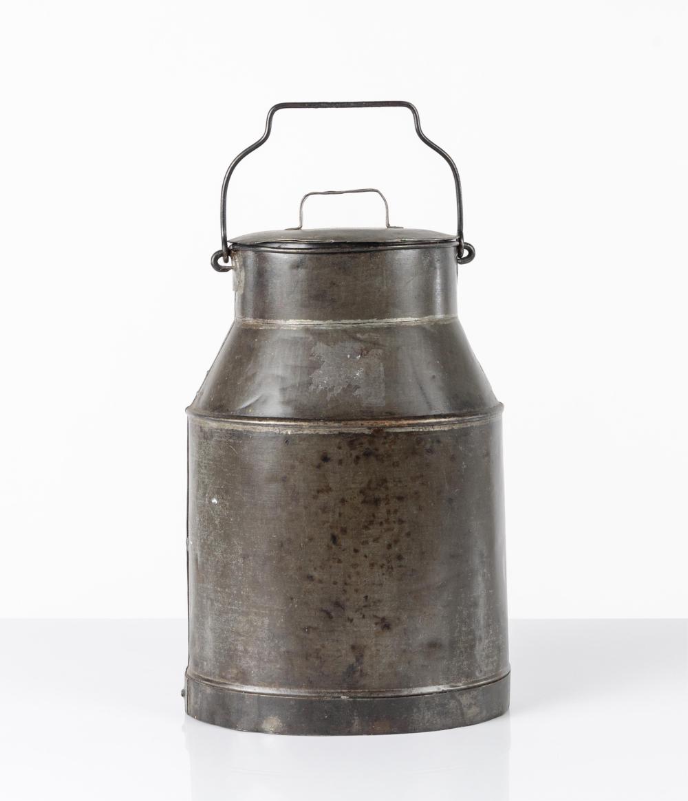 French Zinc Milk Can with Swing Handle from The French Alps