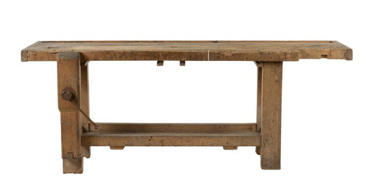 Rare and collectable 19th-century French établi or carpenter's workbench from Aix en Provence