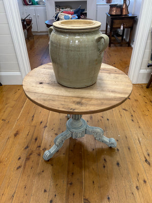 Duck Egg Blue Pedestal Table from Provence