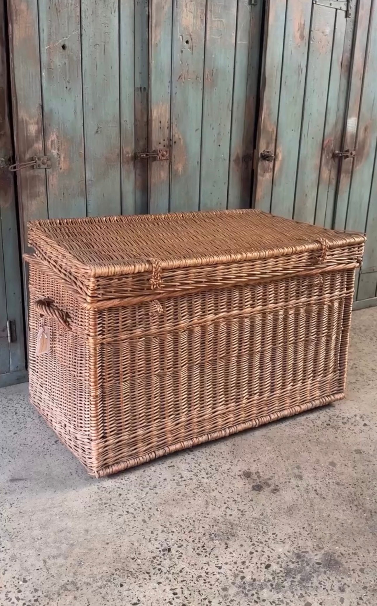 Beautiful oversized woven basket from Provence