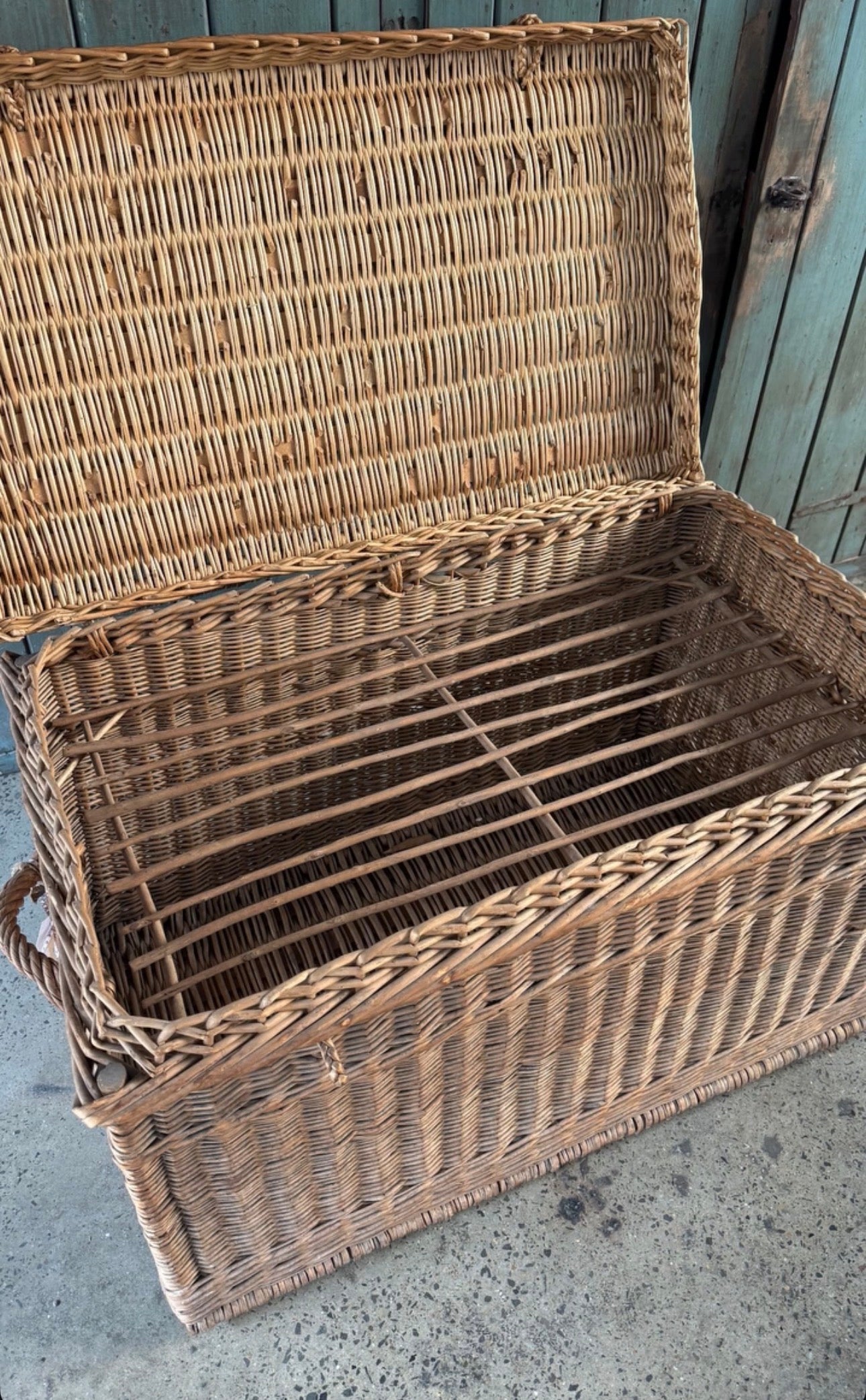 Beautiful oversized woven basket from Provence
