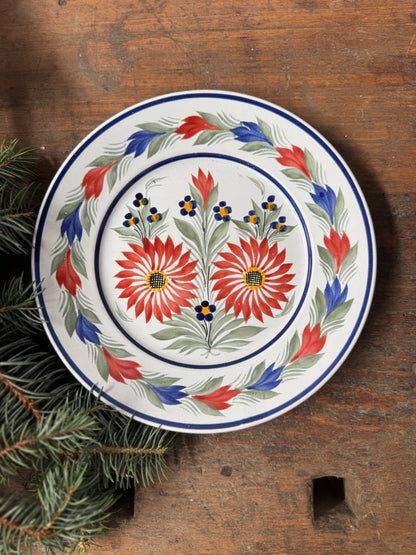 Vintage French Plate - Christmas Edition