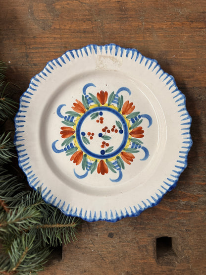 Vintage French Plate - Christmas Edition