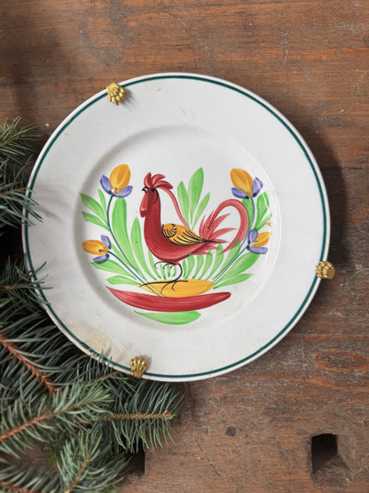 Vintage French Plate - Christmas Edition