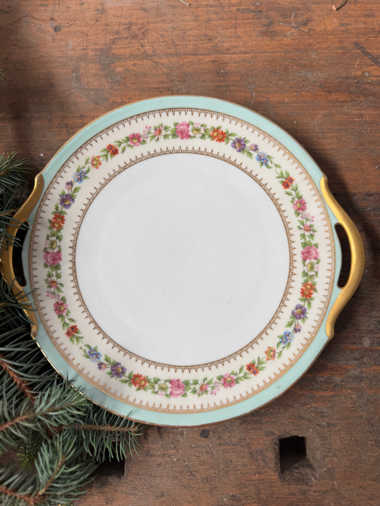 Vintage French Plate - Christmas Edition