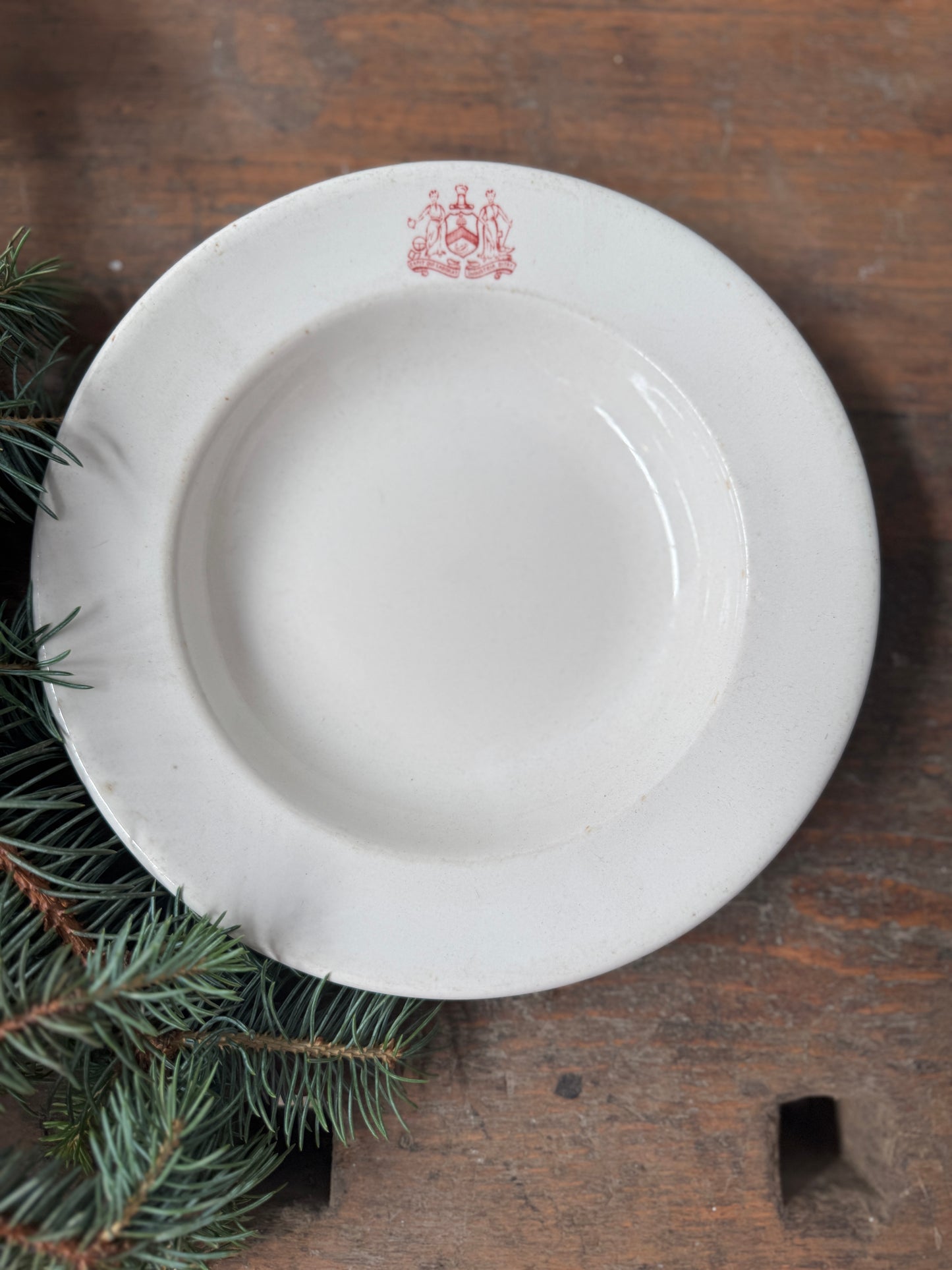 Vintage French Plate - Christmas Edition