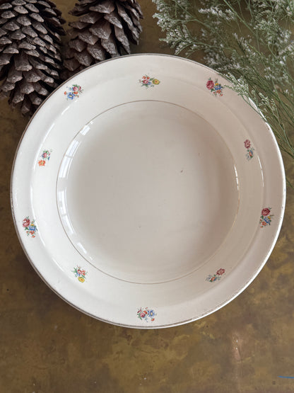 Elegant Antique French Salad Bowl in Holiday Gift Box – Perfect Christmas Present